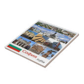 zBG009 SOFIA Bulgarije collage, Tegeltje (Zijkant)