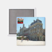 zBG011 RUSE Bulgarije. koelkast Magneet (Voorkant / Achterkant)