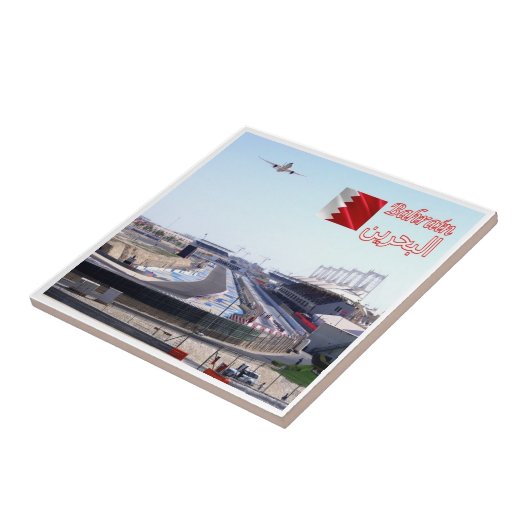 ZBH005 STRAIGHT International Circuit, Bahrein, Tegeltje (Zijkant)