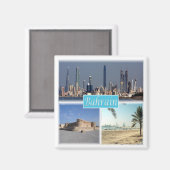 zBH011 BAHRAIN, Azië, Fridge Magneet (Voorkant / Achterkant)