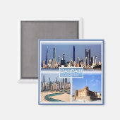 zBH012 BAHRAIN, Manama, Arad Fort, Azië, Fridge Magneet (Voorkant / Achterkant)