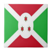 zBI001 BURUNDI VLAG, Afrika, Tegeltje (Voorkant)