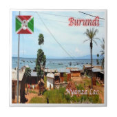 zBI006 LAKE NYANZA, Burundi, Afrika, Tegeltje (Voorkant)