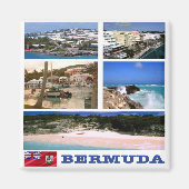 zBM003 BERMUDA, Mosaic, Amerika, Fridge Magneet (Voorkant)