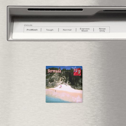 zBM010 BERMUDA, Beach, Amerika, Fridge Magneet (Insitu (Vaatwasser))