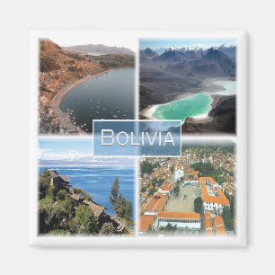zBO003 BOLIVIA, Mosaic, Amerika, Fridge Magneet