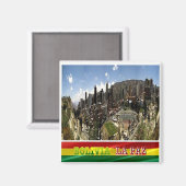 zBO017 LA PAZ, Bolivia, Amerika, Fridge Magneet (Voorkant / Achterkant)