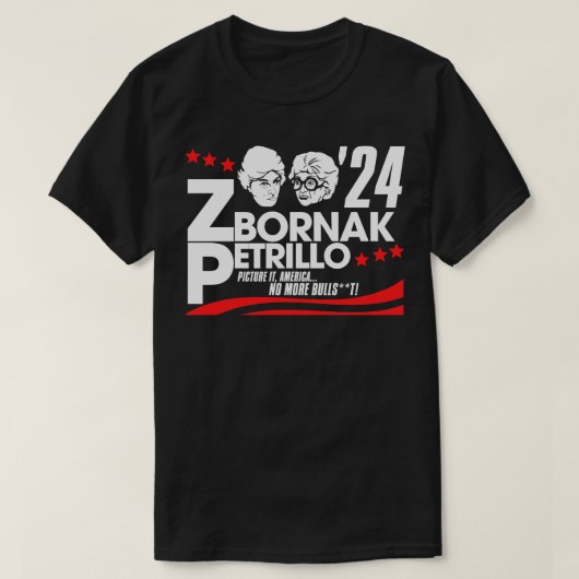 Zbornak en Petrillo voor 2024 T-shirt (Design voorkant)