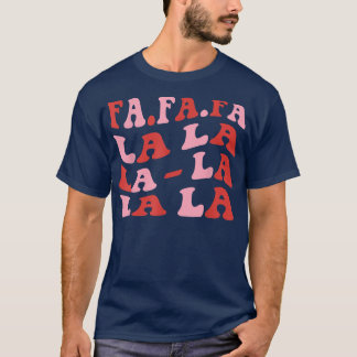 ZbQm Fa La La Kerstpajama Merry Xmas Matching T-shirt