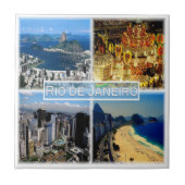 zBR003 RIO DE JANEIRO, Mozaïek, Brazilië, Tegeltje (Voorkant)