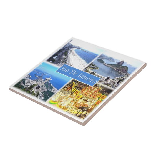 zBR006 RIO DE JANEIRO, Mozaïek, Brazilië, Tegeltje (Zijkant)