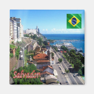 zBR020 SALVADOR, Brazilië, Bahia, Fridge Magneet