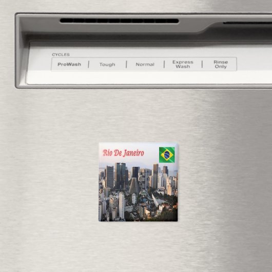 zBR026 RIO DE JANEIRO, Center, Brazilië, Fridge Magneet (Insitu (Vaatwasser))