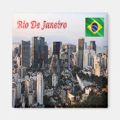 zBR026 RIO DE JANEIRO, Center, Brazilië, Fridge Magneet (Voorkant)