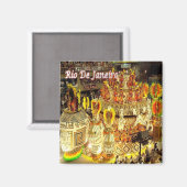 zBR027 RIO DE JANEIRO, Carnival, Brazilië, Fridge Magneet (Voorkant / Achterkant)