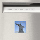 zBR039 RIO DE JANEIRO, Christus de Redeemer, Fridg Magneet (Insitu (Vaatwasser))
