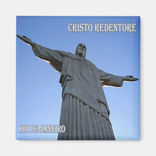 zBR039 RIO DE JANEIRO, Christus de Redeemer, Fridg Magneet