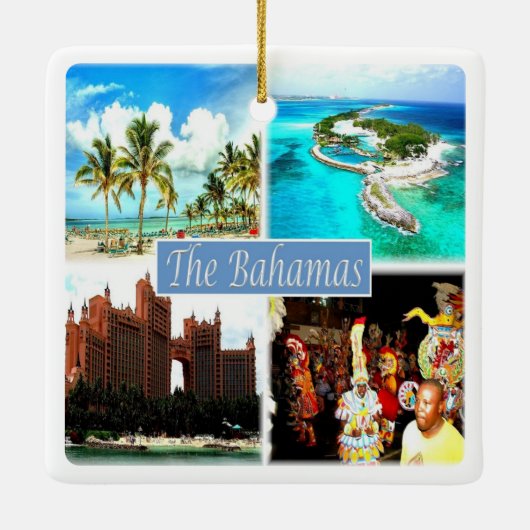 zBS004 BAHAMAS mosaic, Amerika, Keramisch Ornament (Achterkant)
