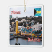 zBS009 NASSAU, Cruise Ship Terminal, Bahamas, Keramisch Ornament (Links)