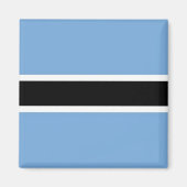 zBW001 BOTSWANA FLAG, Afrika, Fridge Magneet (Voorkant)