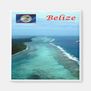 zBZ005 BELIZE Barrier Reef, Amerika, Fridge Magnet
