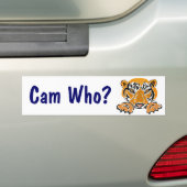 ZC-Cam Wie? Tigers Bumpersticker (Op auto)