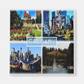 zCA006 CALGARY, Mosaic, Alberta, Canada, Fridge Magneet (Voorkant)