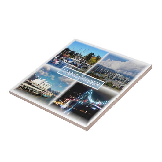 zCA007 VANCOUVER, Stanley Park, Yaletown, Tegeltje (Zijkant)