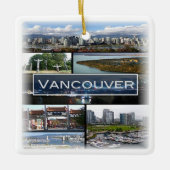 zCA009 mozaïek van VANCOUVER in Canada, Keramisch Ornament (Voorkant)
