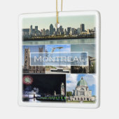 zCA010 MONTREAL, Mosaic, Canada, Amerika, Fridge M Keramisch Ornament (Links)