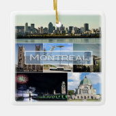 zCA010 MONTREAL, Mosaic, Canada, Amerika, Fridge M Keramisch Ornament (Voorkant)