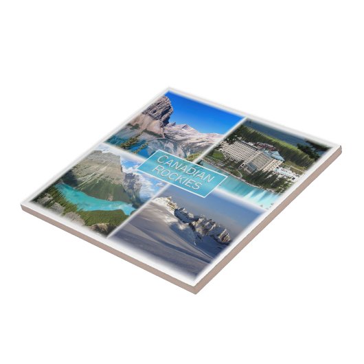 zCA011 CANADIAN ROCKIES, Mozaïek, Canada, Tegeltje (Zijkant)