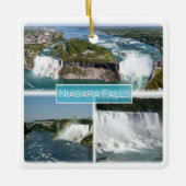 zCA012 NIAGARA-HERFSTEN van de Rainbow-brug, Keramisch Ornament (Voorkant)