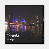 zCA015 TORONTO BY Night, Canada, Fridge Magneet (Voorkant)