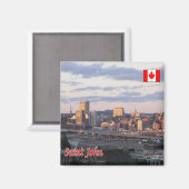 zCA016 SAINT JOHN, Canada, Amerika, Fridge Magneet (Voorkant / Achterkant)