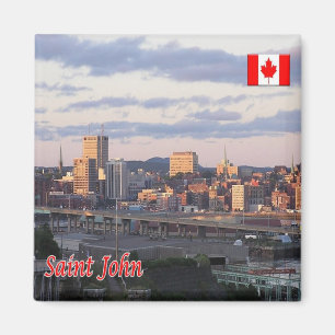 zCA016 SAINT JOHN, Canada, Amerika, Fridge Magneet