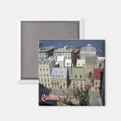 zCA018 QUEBEC City, Uitzicht vanuit de lucht, Cana Magneet (Voorkant / Achterkant)