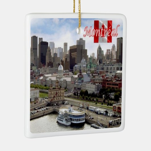 zCA024 MONTREAL Panorama, Canada, Keramisch Ornament (Rechts)