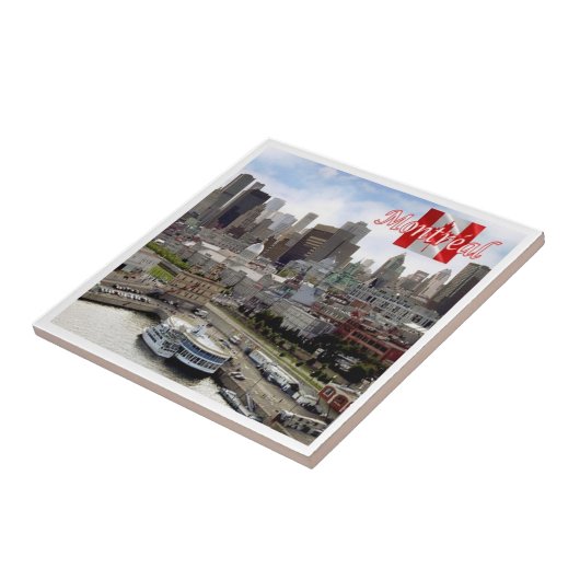 zCA024 MONTREAL Panorama, Canada, Tegeltje (Zijkant)