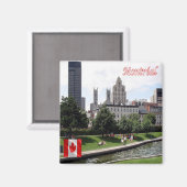 zCA026 MONTREAL, Canada, Amerika, Fridge Magneet (Voorkant / Achterkant)