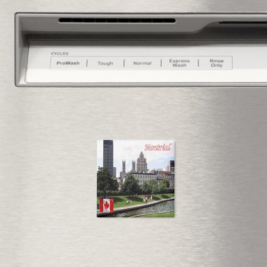 zCA026 MONTREAL, Canada, Amerika, Fridge Magneet (Insitu (Vaatwasser))