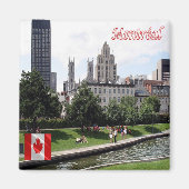 zCA026 MONTREAL, Canada, Amerika, Fridge Magneet (Voorkant)