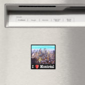 zCA028 MONTREAL I Love, Panorama, Canada, Fridge Magneet (Insitu (Vaatwasser))