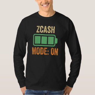 Zcash-modus Aan Crypto T-shirt