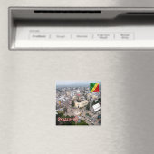 ZCG006 BRAZZAVILLE, Republiek Congo, Fridge Magneet (Insitu (Vaatwasser))
