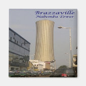 zCG007 BRAZZAVILLE, Congo, Fridge Magneet (Voorkant)