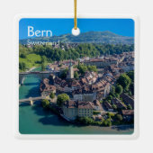 ZCH005 BERN Zwitserland, Keramisch Ornament (Achterkant)