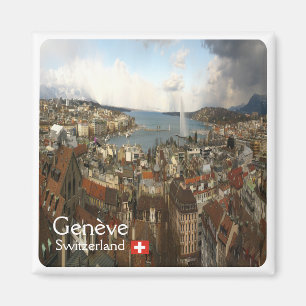 ZCH010 GENÈVE Zwitserland - Fridge Magnet