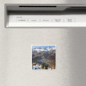 zCH018 SAINT-MORITZ Zwitserland, Koelkastmagneet Magneet (Insitu (Vaatwasser))