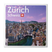 zCH021 ZÜRICH Zwitserland, Tegeltje (Voorkant)